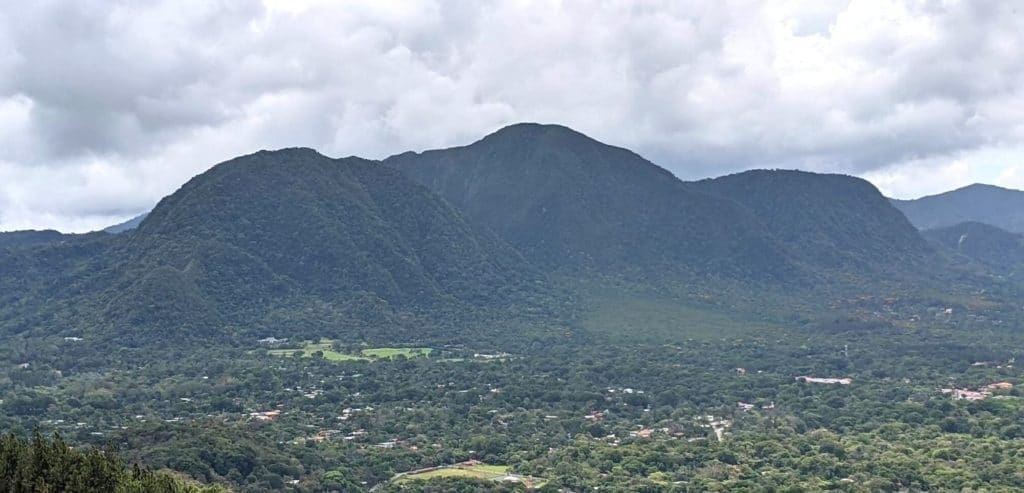 A view of the mountains surrounding the Anton Valley, Panama
