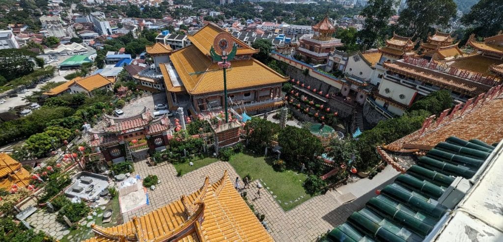 View of Kek Lok Si Temple from the Pagoda