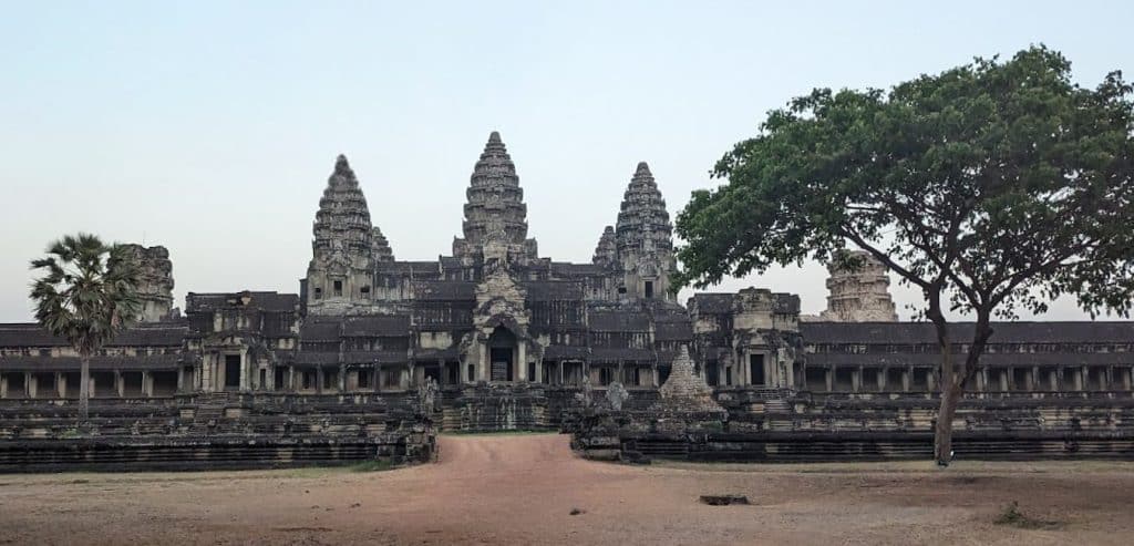 Angkor Wat Temple before sunrise
