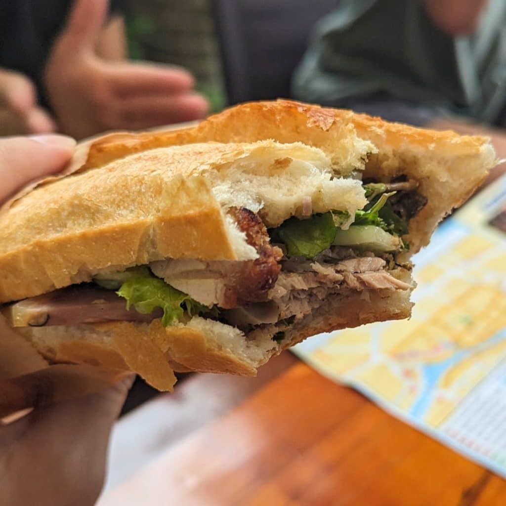 A banh mi from Hoi An, Vietnam