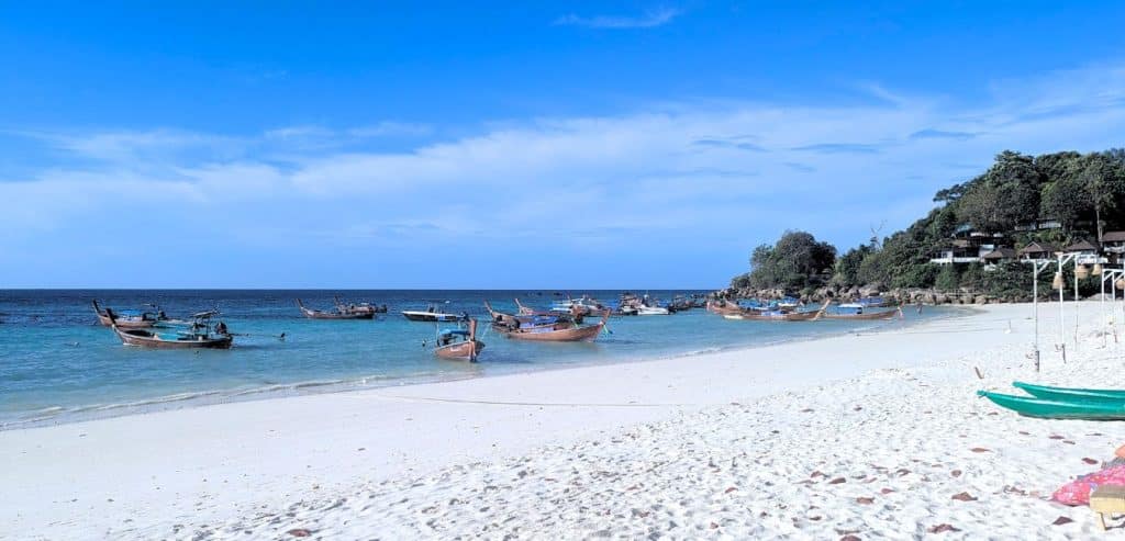 A white sand beach on Koh Lipe, Thailand