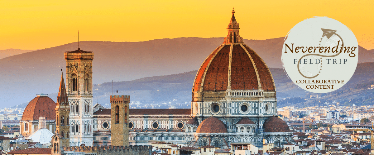 A view of the Brunelleschi Dome at sunset - Florence, Italy
