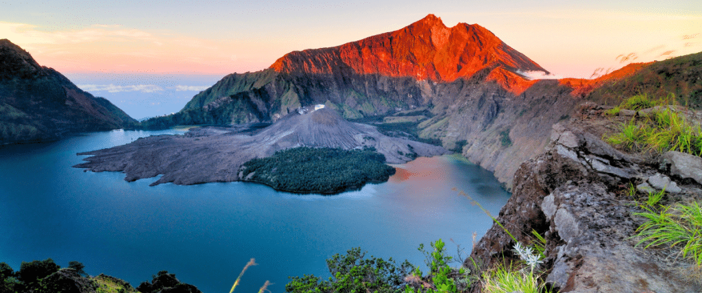 Mt. Rinjani Crater Lake