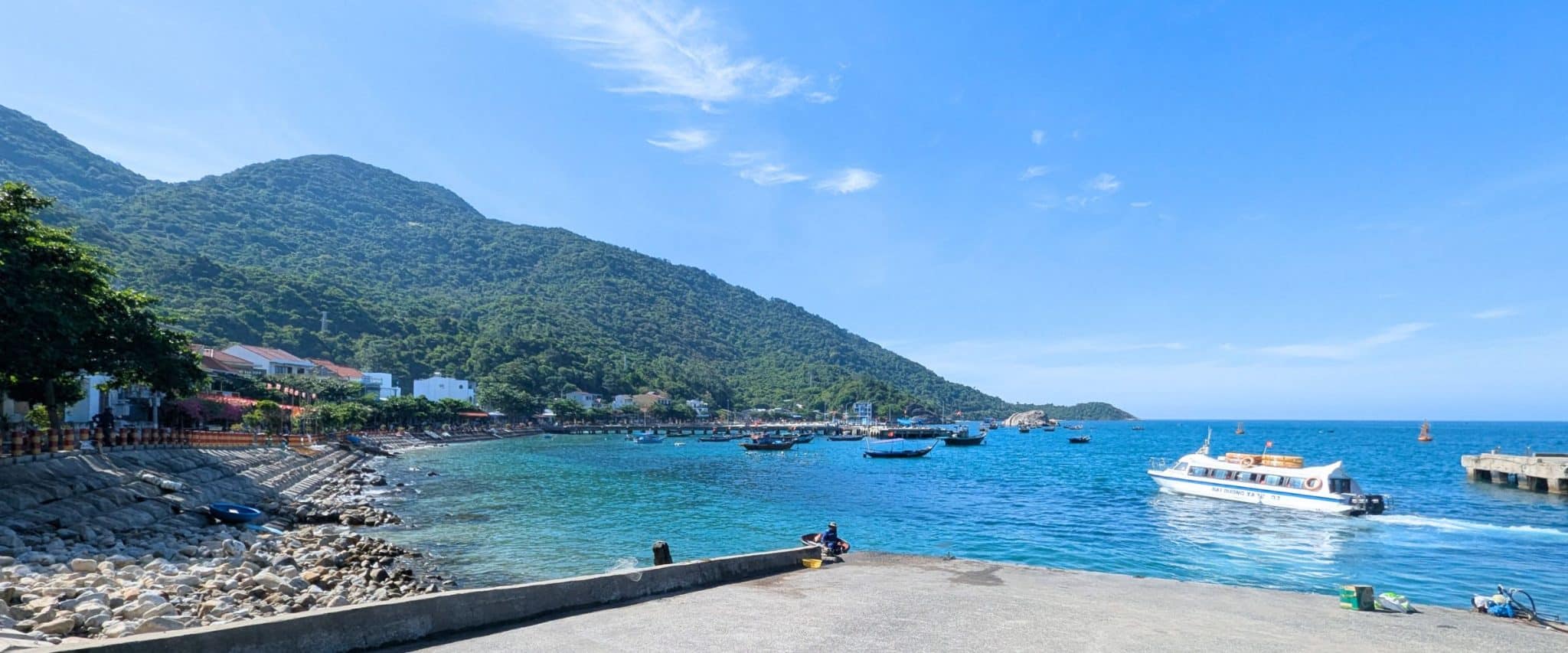 The docks at the Cham Islands