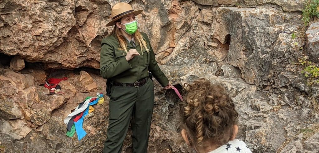 Learning about air pressure at Wind Cave National Park