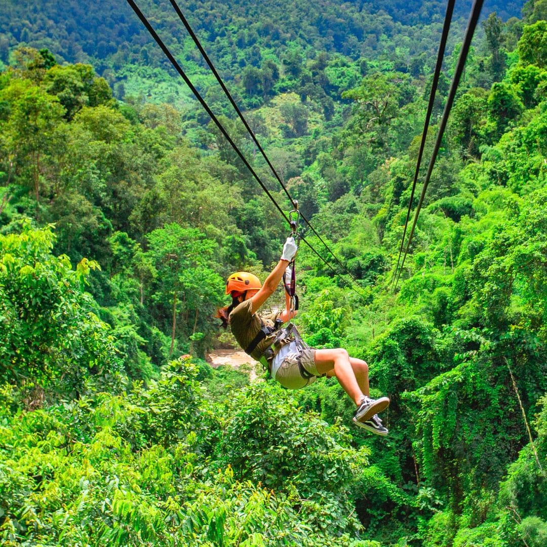 Jungle Ziplining Adventure in Pai