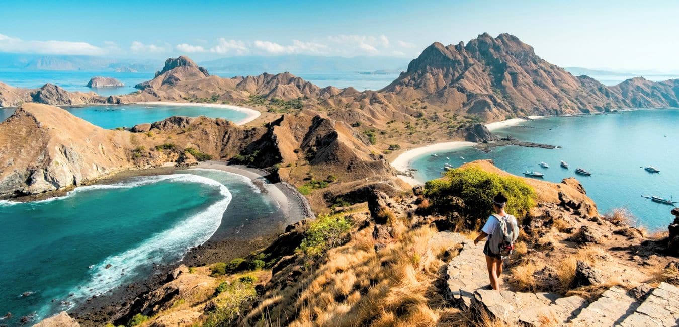 A view from Padar Island lookout point