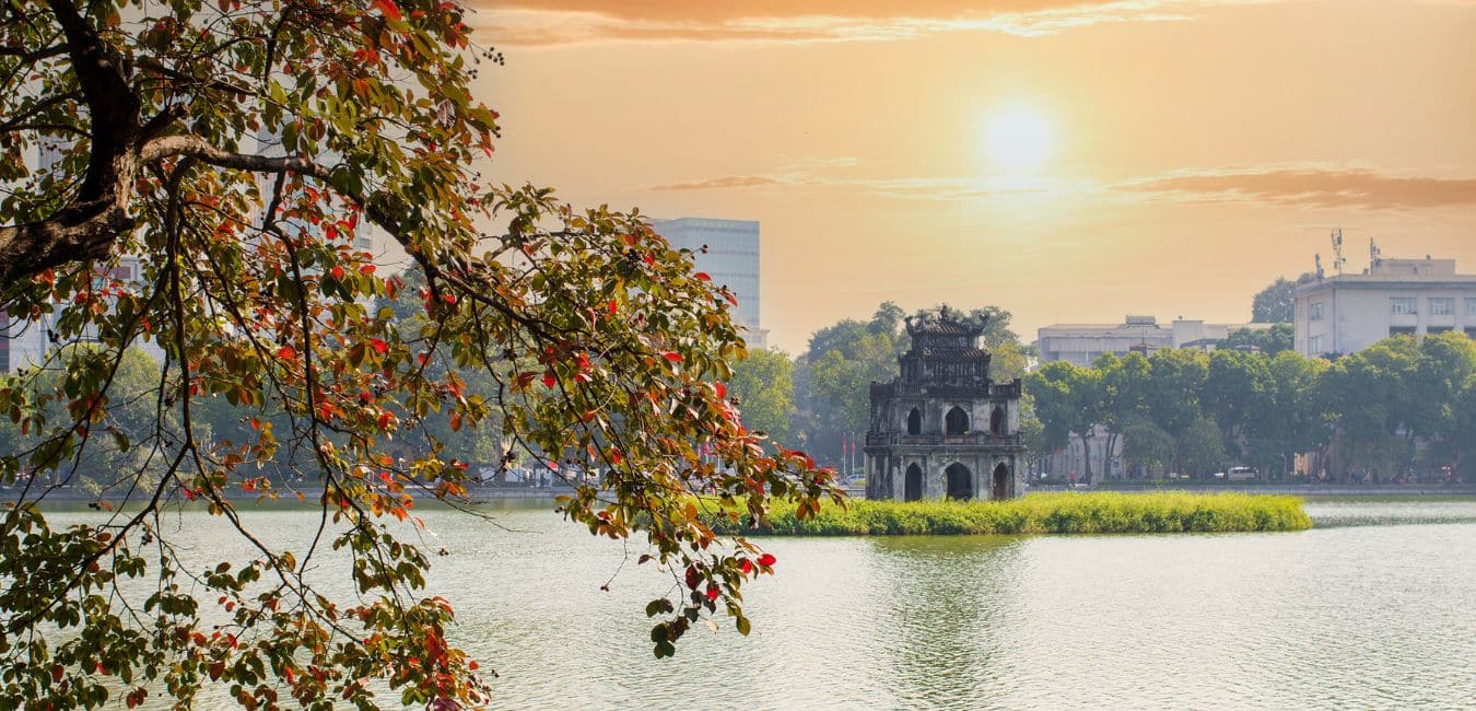 Hoan Kiem Lake in Hanoi